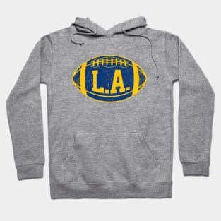 LA Retro Football - White Hoodie